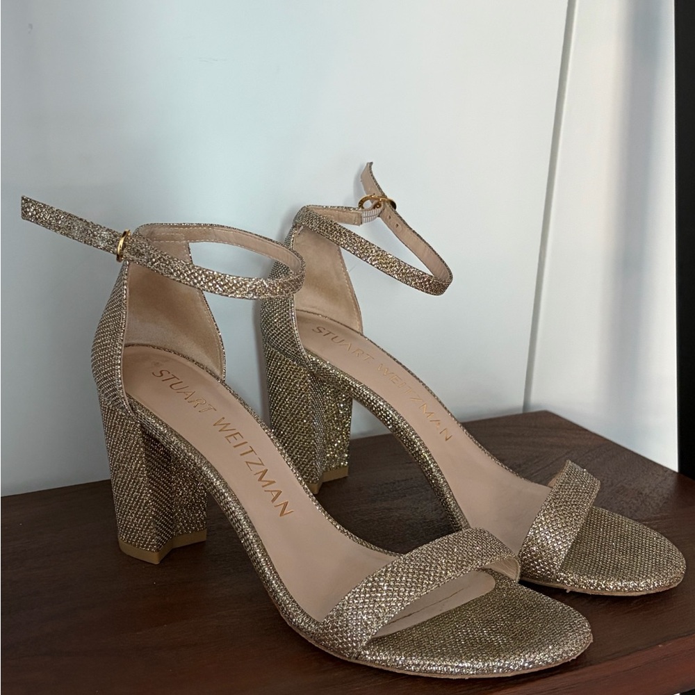 Stuart Weitzman Nearlynude Strap Sandals